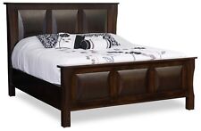 Amish Transitional Modern Solid Wood Bed