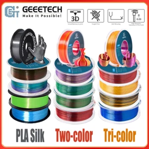 Filamento de impresora 3D GEEETECH seda/dos colores/cambio tricolor PLA 1,75 mm 1 kg/rollo - Imagen 1 de 87
