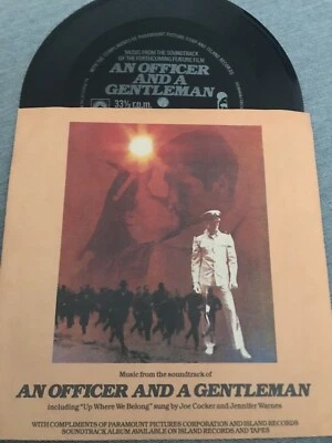An Officer and a gentleman UK Flex 7‘‘ Promo Joe Cocker Jennifer Warnes vintage - Bild 1 von 2