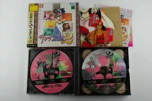 Complete Sakura Wars 2 Japanese Sega Saturn NTSC-J with Poster and Map Import - Picture 1 of 7