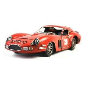 BURAGO 1/18 SCALE 1962 FERRARI GTO RED MADE IN EUROPE CLASSIC ARTWORK HOME DECOR - Picture 1 of 5