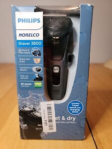 Philips Norelco Wet & Dry Shaver 3800, Space Gray, Open Box