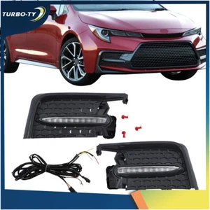 Luces antiniebla LED DRL para parachoques delantero izquierdo+derecho para Toyota Corolla 2020-2022 - Imagen 1 de 12