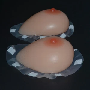 800 g de silicona completa potenciador de formas de senos senos falsos piel travesti 36C - Imagen 1 de 8