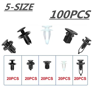 For TOYOTA PRIUS TRIM,BUMPER,PANEL,WHEEL ARCH,PLASTIC FASTENERS CLIPS SET 100 - Image 1 of 4