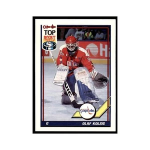 Olaf Kolzig 1991 O-Pee-Chee #290 Washington Capitals Hockey Card NM - Picture 1 of 3