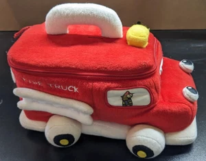 Baby Gund - Carry Along Fire Truck Play Set - Complete - Zipper Soft Toy - Picture 1 of 14