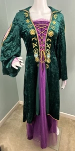 Costume strega donna Winifred Sanderson sorelle Hocus Pocus Halloween taglia small - Foto 1 di 20