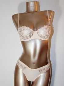 Aubade Paris Sample Secret De Charme Baby pink Lingerie Set 34B S