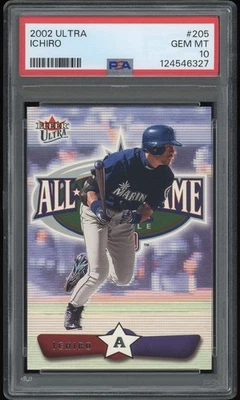 PSA 10 Ichiro Suzuki 2002 Fleer Ultra #205 - Image 1 of 2