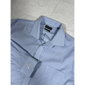 Camisa de vestir Lauren Ralph Lauren de tela elástica calce regular azul 2XL - Imagen 1 de 6