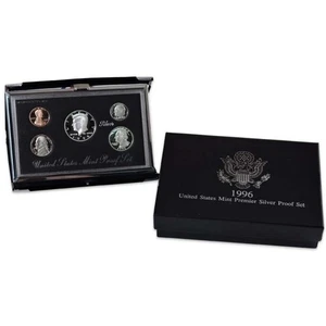 1996 United States Mint Premier Silver Proof Set OGP COA - Picture 1 of 5