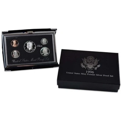 1996 United States Mint Premier Silver Proof Set OGP COA - Image 1 of 4