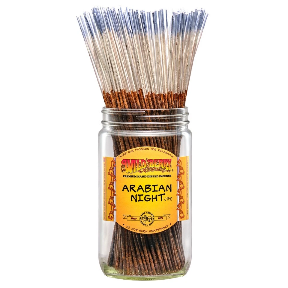 Arabian Night Scented Wild Berry Incense Sticks 100 Pack Piranha Records