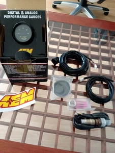 AEM Breitband Lambdaanzeige skyline subaru golf 4 bmw e36 e46 civic integra dc - Bild 1 von 16