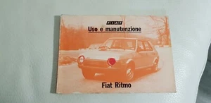libretto uso e manutenzione Fiat Ritmo stampato X/1980 - Foto 1 di 8