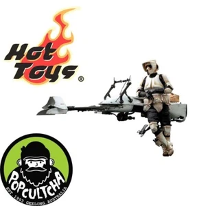Star Wars: The Mandalorian - Scout Trooper with Speeder Bike 1/6th Scale Hot Toy - Picture 1 of 8