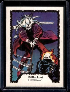 1990 MARVEL MCU Ghost Rider #19 Blackout - Picture 1 of 2