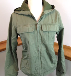 American Eagle Outfitters grüne Feldjacke mit durchgehendem Reißverschluss Damen Größe M - Bild 1 von 10