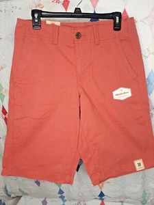 Urban Pipeline pantaloncino chino uomo taglia 30w piatto davanti 10” rosso salmone cotone - Foto 1 di 5