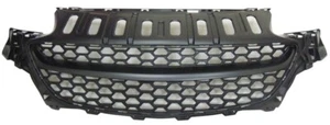 Matte Black Front Grille Grill for Opel Corsa E Vauxhall Corsa 15-19 OP Style - Picture 1 of 1