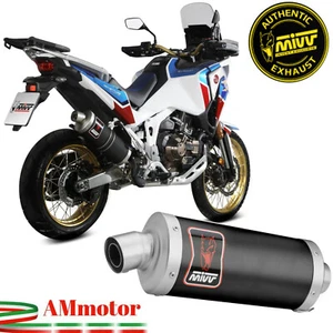 Mivv Honda Africa Twin 1100 2020 Escape Moto Silenciador Exhaust Dakar Negro - Imagen 1 de 4