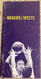 1972-73 WASHINGTON HUSKIES BASKETBALL MEDIA Guide Yearbook VTG - Picture 1 of 5