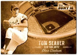2016 Topps 5x7 Bunt Stadium Heritage Tom Seaver /10 Mets - Picture 1 of 2