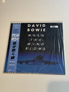 David Bowie - When The Wind Blows 12” JAPAN VINYL Import with OBI & Insert NM - Picture 1 of 3