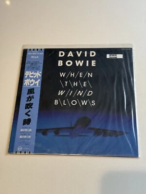 David Bowie - When The Wind Blows 12” JAPAN VINYL Import with OBI & Insert NM - Image 1 of 3