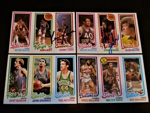 Kenny Carr 1980 Topps #54 Autographed Card Cavaliers Vintage '80s NBA Cavs Auto - Picture 1 of 2