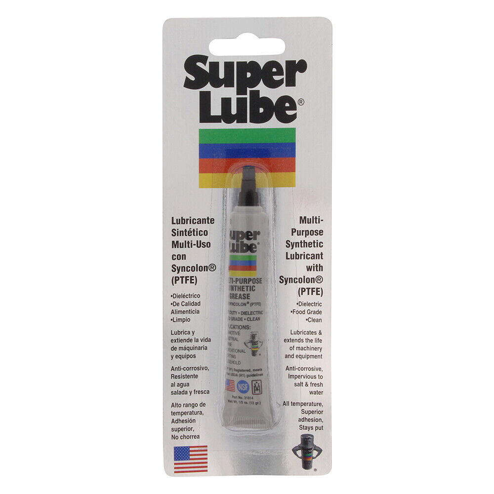 Super Lube Multi-Purpose Synthetic Grease w/Syncolon® (PTFE) - .5oz Tube 21010