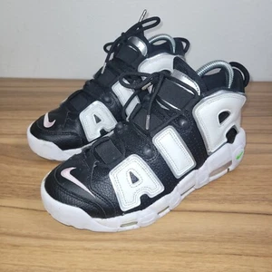 Nike Air More Uptempo White Black Green Mid Top Sneakers DN8008-001 Womens 7.5 - Picture 1 of 12