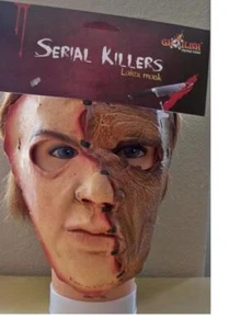 ADULT SERIAL KILLER 31 CREEPY SCARY CRAZY INSANE LATEX FACE MASK COSTUME TB25531 - Picture 1 of 4