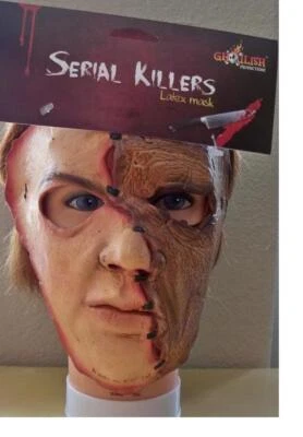 ADULT SERIAL KILLER 31 CREEPY SCARY CRAZY INSANE LATEX FACE MASK COSTUME TB25531 - Image 1 of 4