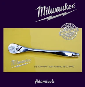 new - 48-22-9012 Milwaukee 1/2" Drive Ratchet Handle - Picture 1 of 1