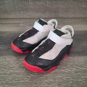 Nike Air Jordan 6 Rings Bred Size 9C 323420-008 White/Red/Black Kids Mid Tops - Picture 1 of 10