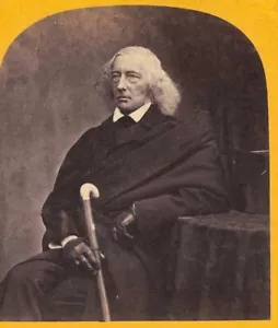 EARLY STEREOVIEW PHOTO CLASSICAL SCHOLAR JS BLACKIE, JOHN MOFFATT EDINBURGH 1860 - Picture 1 of 3