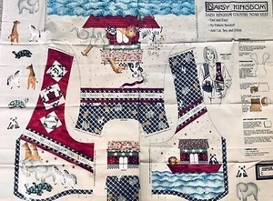 VTG Daisy Kingdom Noah's Ark Adult Cut & Sew Vest Panel Sz 8-18 - Picture 1 of 2