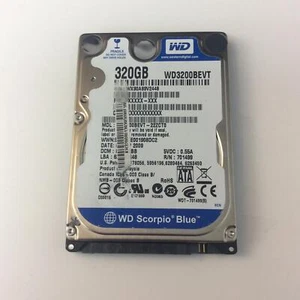 Western Digital 320GB Sata 2.5 Hard Drive WD3200BEVT-22ZCT0, DCM HANT2ABB - Picture 1 of 2