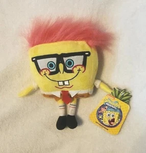 PINK HAIR - 2013 8" Nickelodeon Spongebob Squarepants Plush Nanco Viacom Stuffed - Picture 1 of 9