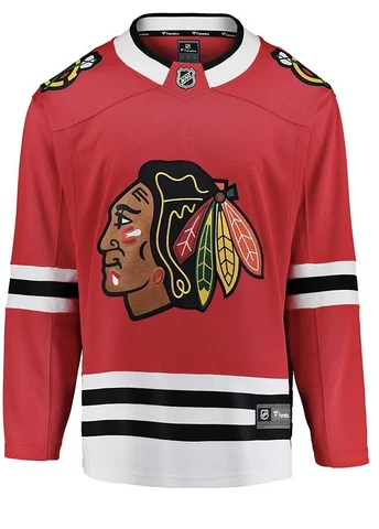 New NWT Chicago Blackhawks Breakaway Jersey Mens Size 2XL XXL Fanatics Red Cover