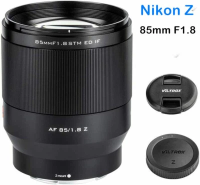 VILTROX 85mm F1.8 STM AF Full Frame Lens For Nikon Z mount Z5 Z6 Z7 II Cameras