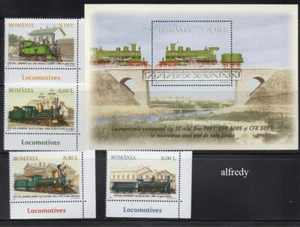 ROMANIA 2011 Railway, Train, Eisenbahn, Locomotives, MNH - Picture 1 of 1