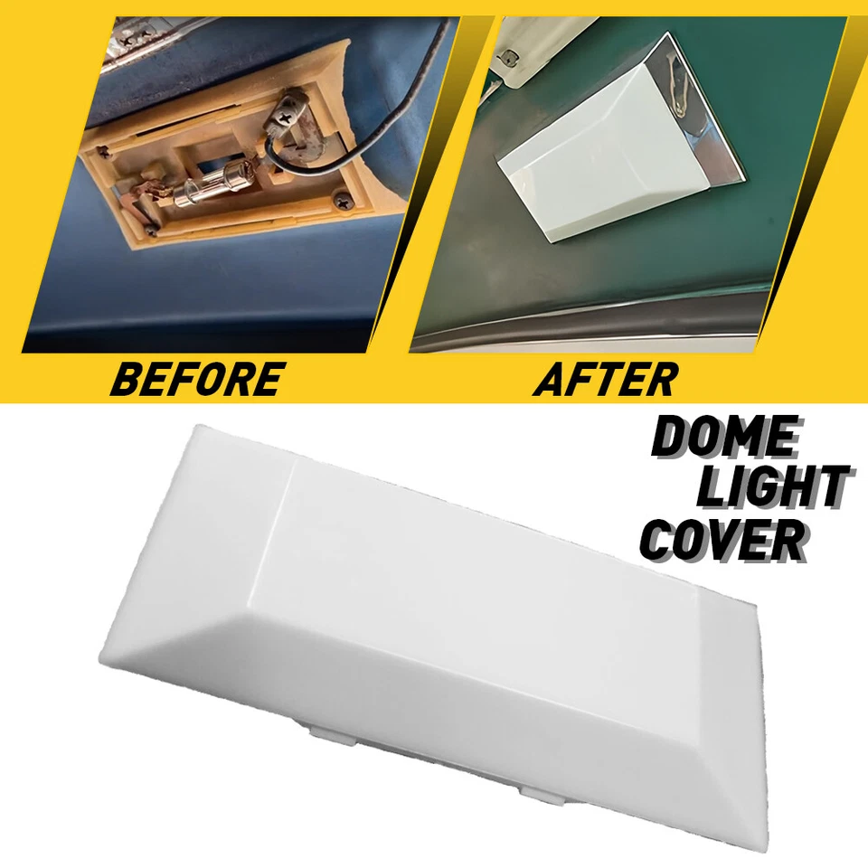 Dome Light Lens Cover For 1973 1979 73 Ford F100 F350 Truck + More NO MAP LIGHT - Image 1 of 4