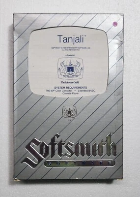 Softsmith "TANJALI" TRS-80 Color Computadora Juego Cassette Cinta Radioshack Tandy Foto 1 de 4