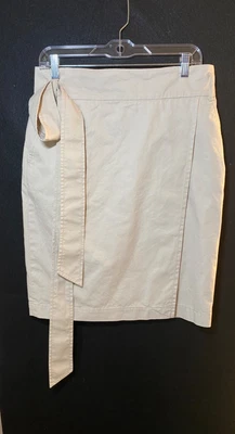 Falda estilo envolvente de fábrica Ann Taylor, forrada, talla 8 Foto 1 de 4