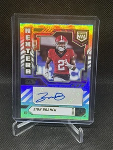 Panini Score Zion Branch Football Auto Next Era 2025 Holo Foil NIL Georgia - Imagen 1 de 2