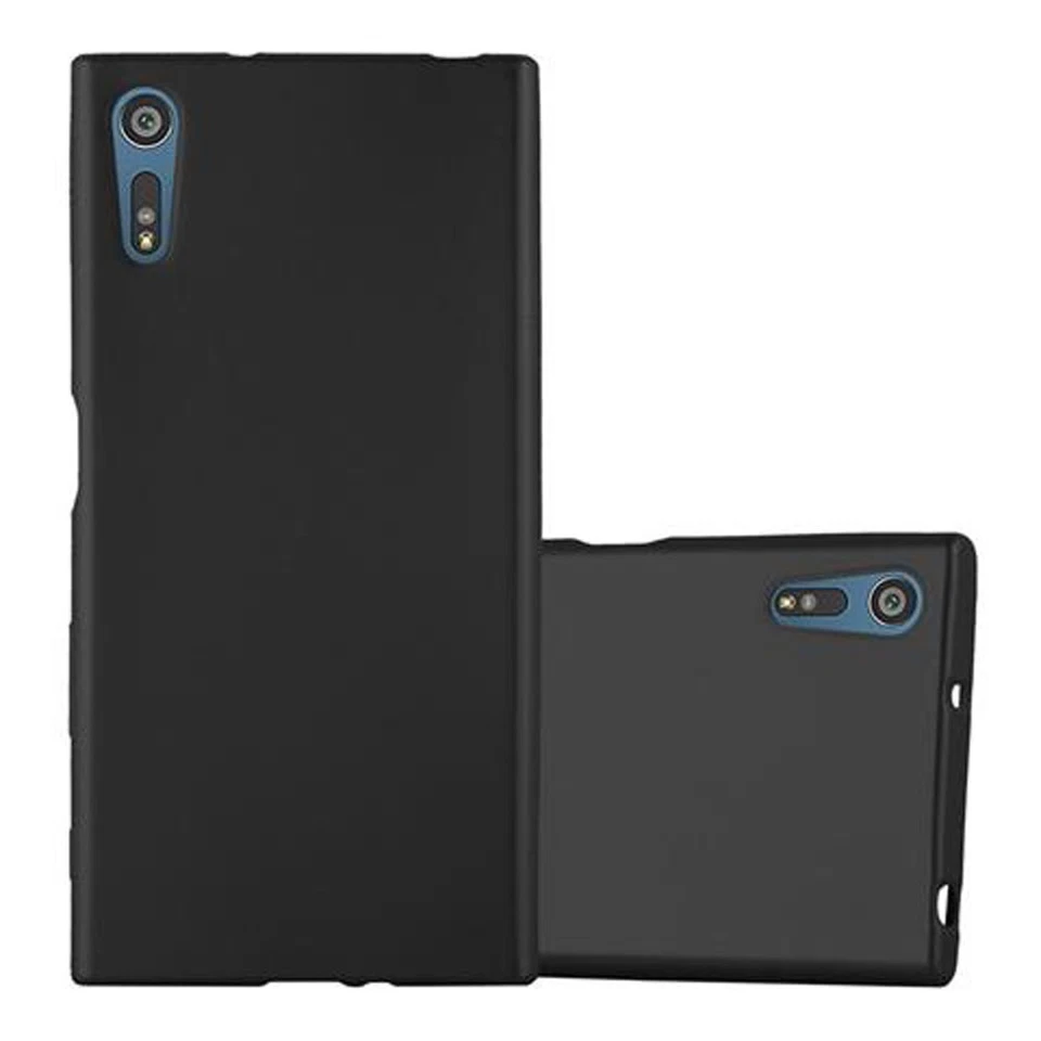 CADORABO Schutzhülle für Sony Xperia XZ / XZs Hülle Case TPU Matt Metallic Bumper