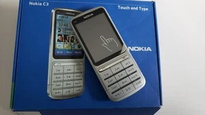 Nowy telefon komórkowy Nokia C3-01 (Odblokowany) srebrny - Zdjęcie 1 z 5